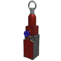 SM1K98X11 - Концевой выключатель с металлическим кольцом и кнопкой возврата, 1NO+1NC, IP66, Comepi