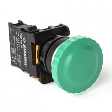 Кнопка-грибок без фиксации, зеленая, серия PBO, Plastim (PB0-AC31)