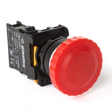 Кнопка-грибок без фиксации, красная, серия PBO, Plastim (PB0-AC42)