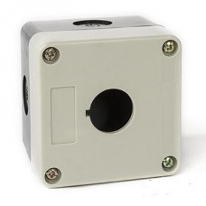 Пластиковый кнопочный пост 1-местный, Серый, серия PBO, Plastim (PB-BK01G)