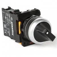 Переключатель 2 положения без фиксации, 1NO, черный, серия PBO, Plastim (PB0-AD41)
