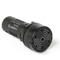 Звонок сигнальный, черная, 220 В AC/DC, серия PBO, Plastim (PB0-B22-220)