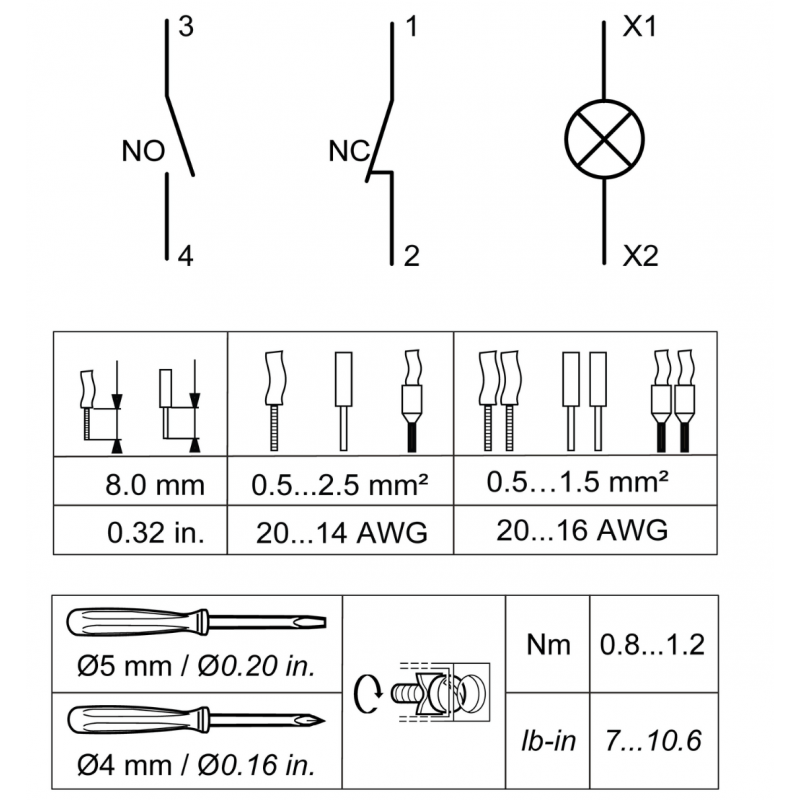 Переключатель без фиксации, 2 положения, с ключом, извлечение в левом положении, 2NO, серия XA2, Schneider Electric (XA2EG63)