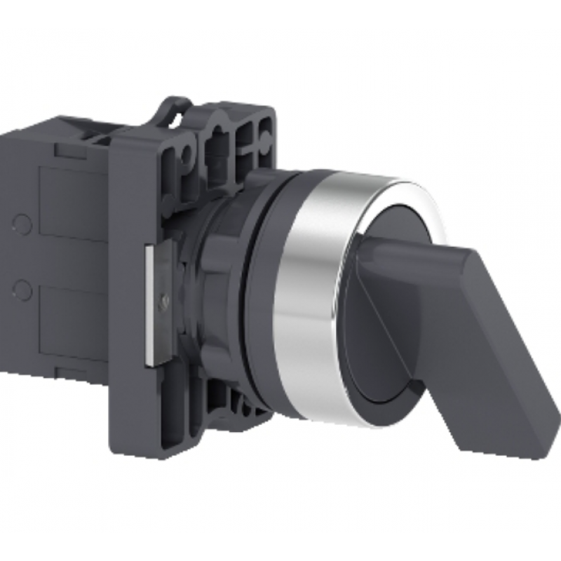 Переключатель с длинной ручкой, 3 положения, с фиксацией, 2NO, серия XA2, Schneider Electric (XA2EJ33)