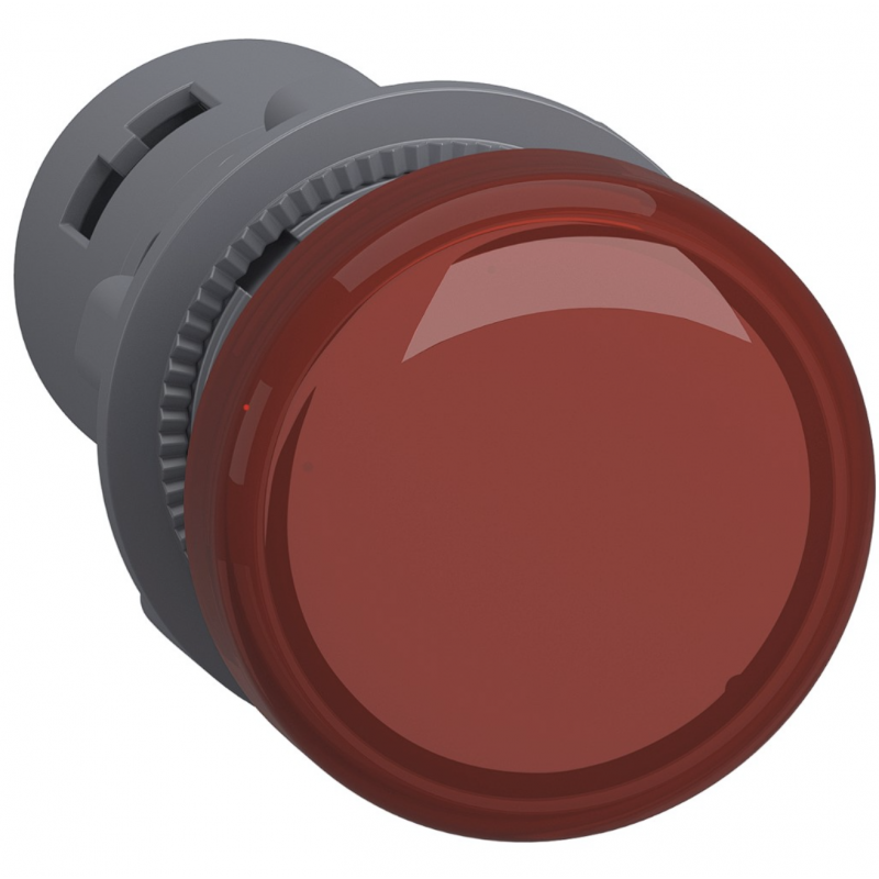 Светодиодный индикатор Ø22 мм, 220В AC, красный, серия XA2, Schneider Electric (XA2EVM4LC)