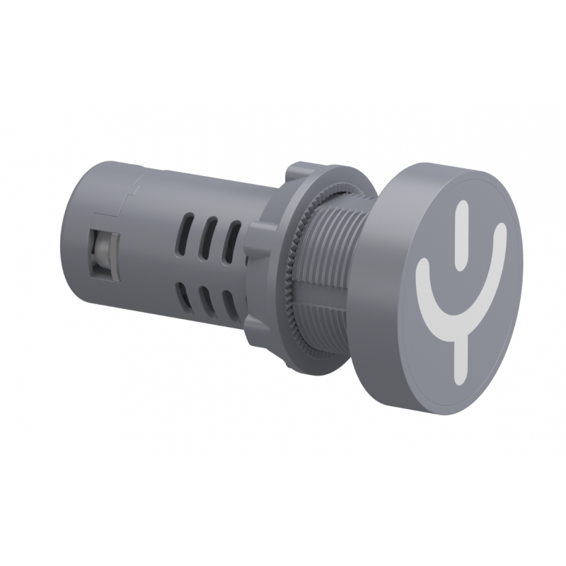 Индикатор автоматического выключателя Ø22 мм, 110В AC, красный, серия XA2, Schneider Electric (XA2EVF34BPC)