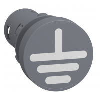 Индикатор заземления Ø22 мм, 220В AC, красный, серия XA2, Schneider Electric (XA2EVM34GPC)