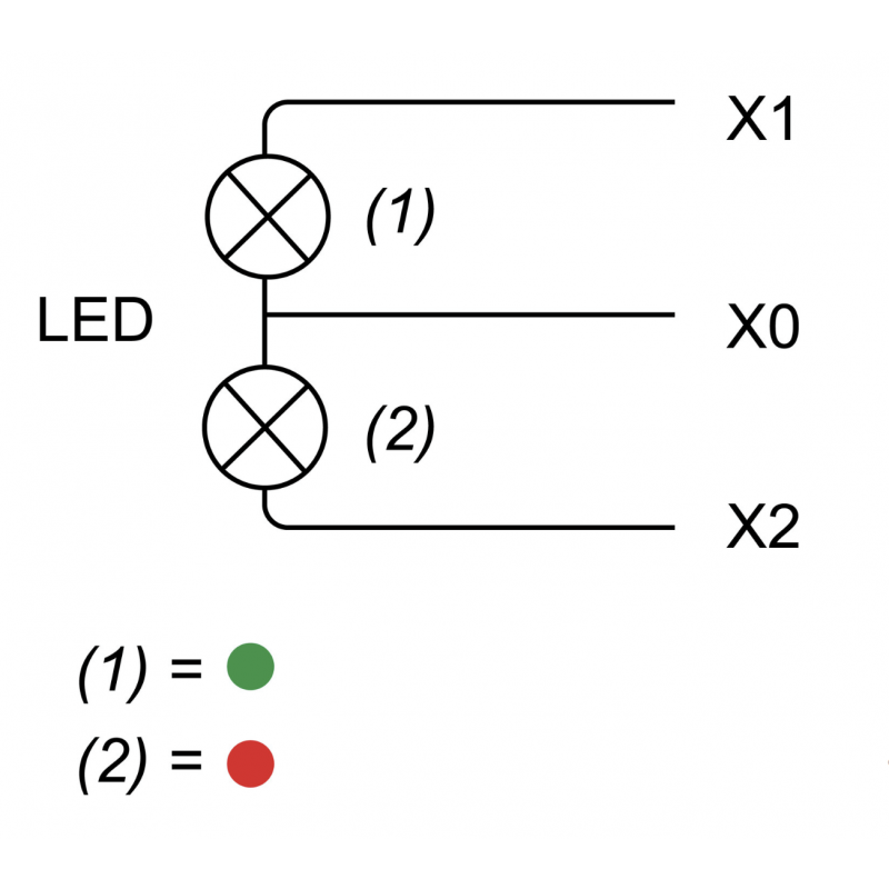 Индикатор автоматического выключателя Ø22 мм, 110В AC, красный, серия XA2, Schneider Electric (XA2EVF34BPC)