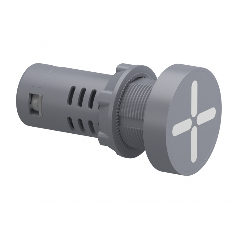 Индикатор изоляции Ø22 мм, 380В AC, зеленый/красный, серия XA2, Schneider Electric (XA2EVQ34SPC)