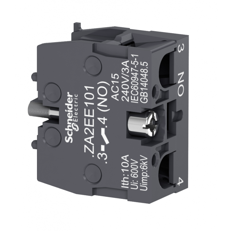Контактный блок 1NO, серия XA2, Schneider Electric (ZA2EE101)