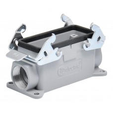 Корпус кабельной вилки HDC 16P+E, 16А (6x35A; 4/0x80A; 4/2x80A), ввод сбоку, TP Electric (24-1616-61-06P21)