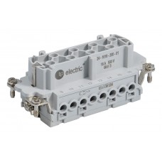 Контактная группа HDC 16P+E, 16А, 500В (контакты 17–32), винтовые зажимы, гнездо, TP Electric (24-1616-210-01)