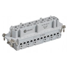 Контактная группа HDC 24P+E, 16А, 500В (контакты 25–48), винтовые зажимы, гнездо, TP Electric (24-2416-210-01)