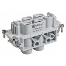 Контактная группа HDC 4/2+E, 80А/16А, 830-400В, винтовые зажимы, гнездо, TP Electric (24-4280-200-01)