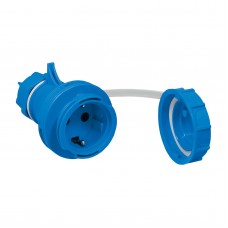 Кабельная розетка SCHUKO 2P+E, 16А, 200-250В AC, IP68, TP Electric (3101-370-0900)