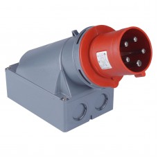 Силовая вилка накладная, 63А, 3P+N+E, 380–415В AC, IP44, TP Electric (3133-312-1600)