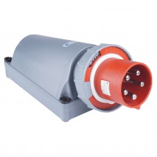 Силовая вилка накладная, 125А, 3P+N+E, 380–415В AC, IP67, TP Electric (3138-312-1600)