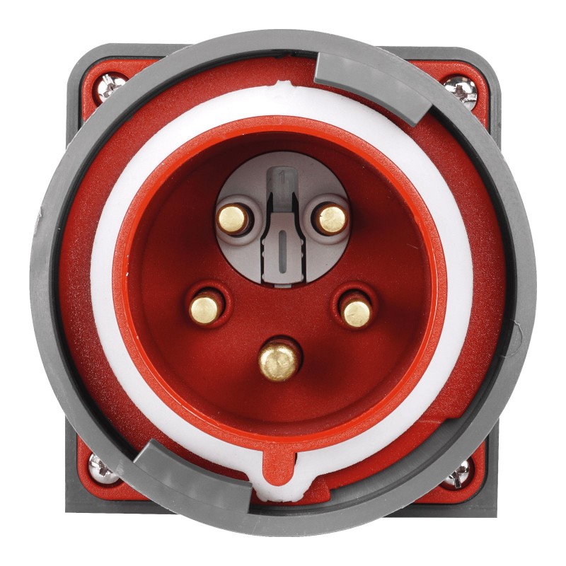 Силовая вилка накладная с инвертором фаз, 16А, 3P+N+E, 380–415В AC, IP67, TP Electric (3106-352-1600)