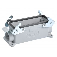 Корпус накладного гнезда HDC 24P+E, 16А, ввод с двух боков, TP Electric (24-2416-61-06P21)