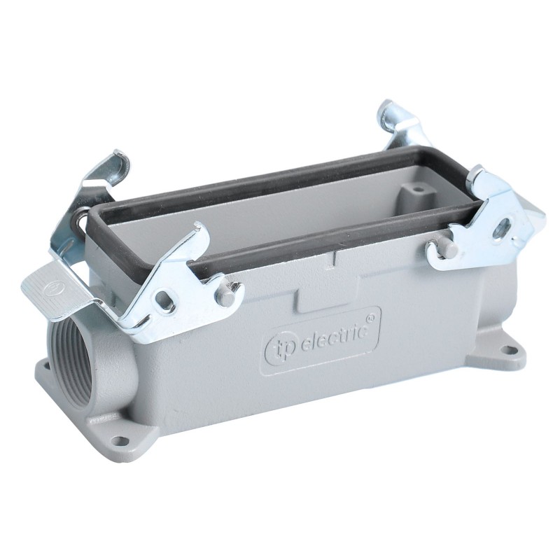 Корпус накладного гнезда HDC 24P+E, 16А, ввод сбоку, TP Electric (24-2416-60-06P21)