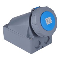Силовая розетка накладная, 63А, 2P+E, 200–250В AC, IP67, TP Electric (3129-307-0900)