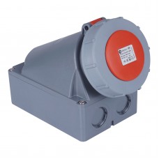 Силовая розетка накладная, 63А, 3P+N+E, 380–415В AC, IP67, TP Electric (3134-307-1600)