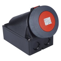 Силовая розетка накладная GT, 63А, 3P+N+E, 380–415В AC, IP67, TP Electric (3134-307-1699)