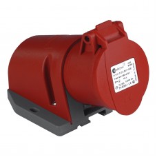 Силовая розетка накладная, 32А, 3P+E, 380–415В AC, IP44, TP Electric (3126-307-1600)