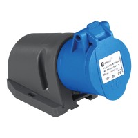 Силовая розетка накладная, 32А, 2P+E, 200–250В AC, IP44, TP Electric (3124-307-0900)