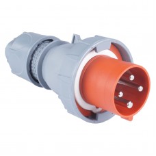 Силовая вилка кабельная, 125А, 3P+E, 380–415В AC, IP67, TP Electric (3137-301-1600)