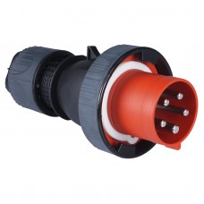 Силовая вилка кабельная GT, 63А, 3P+N+E, 380–415В AC, IP67, TP Electric (3134-301-1699)