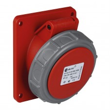 Силовая розетка фланцевая с наклоном, 16А, 3P+E, 380–415В AC, IP67, TP Electric (3123-309-1600)