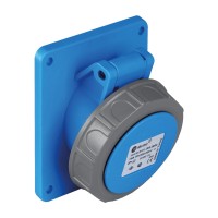 Силовая розетка фланцевая с наклоном, 32А, 2P+E, 200–250В AC, IP67, TP Electric (3125-309-0900)