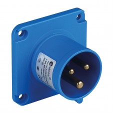 Силовая вилка фланцевая 70х70, 32А, 2P+E, 200–250В AC, IP44, TP Electric (3124-319-0970)