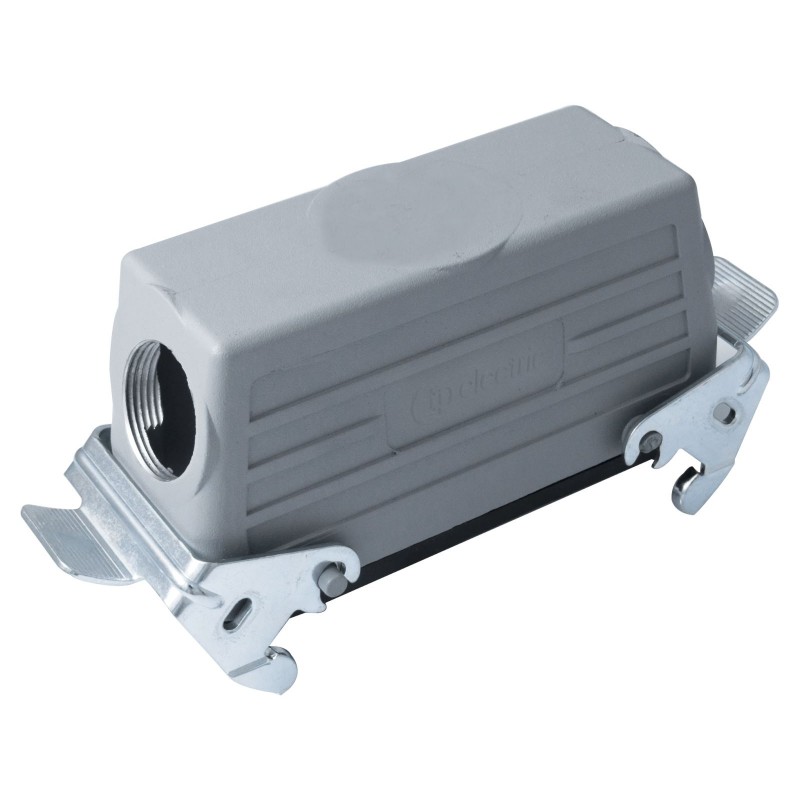 Корпус кабельного гнезда HDC 24P+E, 16А, ввод сбоку, TP Electric (24-2416-32-06P21)