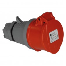 Силовая розетка кабельная, 32А, 3P+N+E, 380–415В AC, IP44, TP Electric (3107-304-1601)