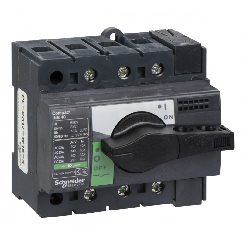 28900 - Выключатель нагрузки INS40, 3P Ith-40 A, Schneider Electric