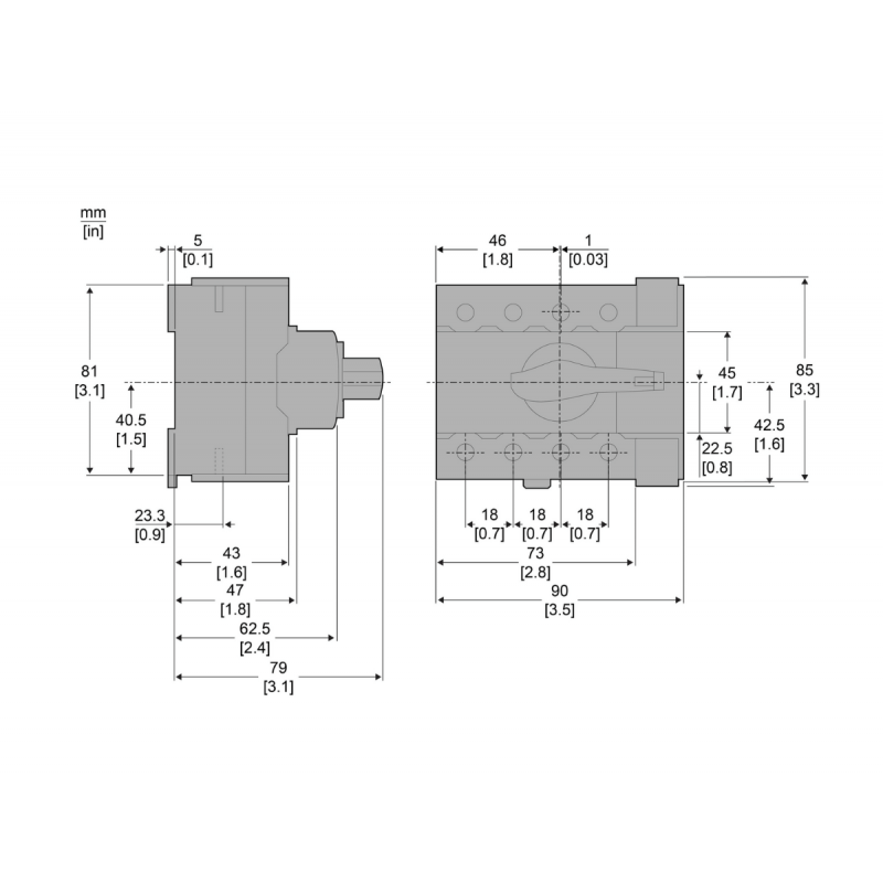 28901 - Выключатель нагрузки INS40, 4P Ith-40 A, Schneider Electric
