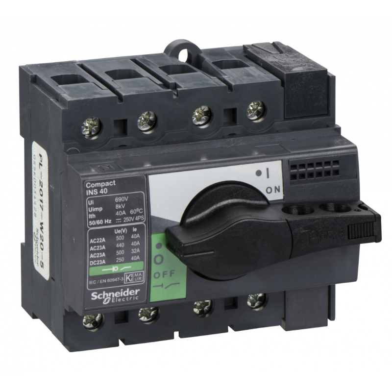 28901 - Выключатель нагрузки INS40, 4P Ith-40 A, Schneider Electric