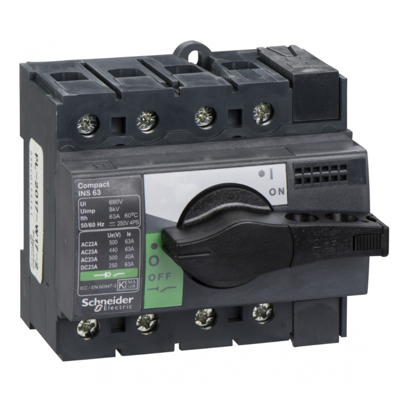28903 - Выключатель нагрузки INS63, 4P Ith-63 A, Schneider Electric