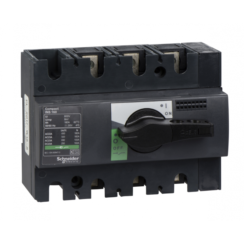 28912 - Выключатель нагрузки INS160, 3P Ith-160 A, Schneider Electric