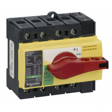 28919 - Выключатель нагрузки INS63, 4P Ith-63 A, Красно/Желтый, Schneider Electric