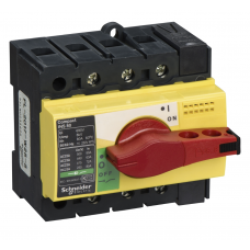 28920 - Выключатель нагрузки INS80, 3P Ith-80 A, Красно/Желтый, Schneider Electric