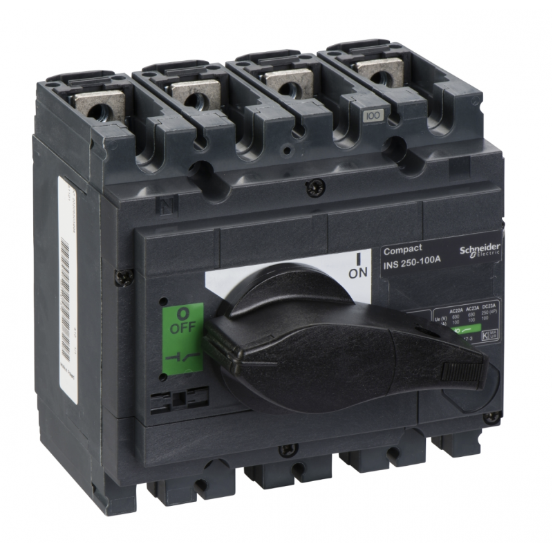 31101 - Выключатель нагрузки INS250, 4P Ith-100 A, Schneider Electric
