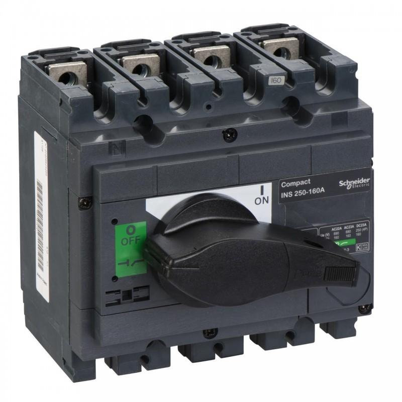 31105 - Выключатель нагрузки INS250, 4P Ith-160 A, Schneider Electric