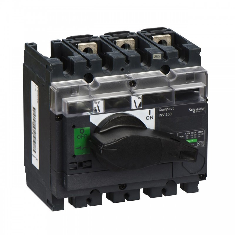 31166 - Выключатели нагрузки c видимым разрывом INV250, 3P Ith-250 A, Schneider Electric