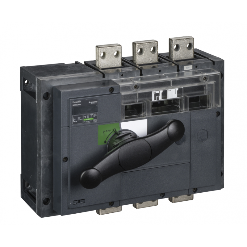 31370 - Выключатели нагрузки c видимым разрывом INV630B, 3P Ith-630 A, Schneider Electric
