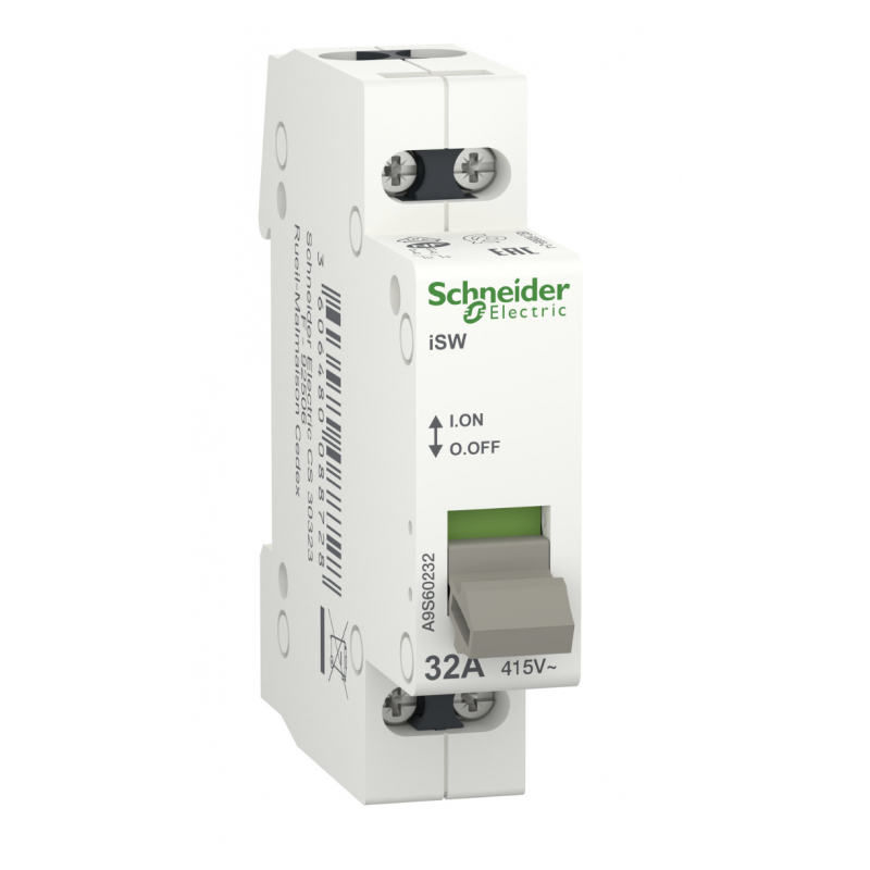 A9S60232 - Выключатель нагрузки iSW, 2P Ith-32 A, Ue-415 В АС, Schneider Electric