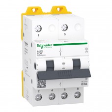 A9SCO263 - Переключатель нагрузки iSSW, 2P Ith-63 A, Ue-400 В АС, Schneider Electric
