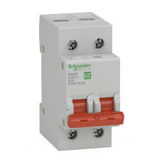 EZ9S16240 - Выключатель нагрузки Easy9, 2P Ith-40 A, Ue-400 В АС, Schneider Electric